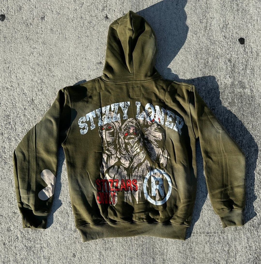 Stizzars Only Acid Wash Hoodie - StizzyLoner - StizzyLoner# - variant_sku#