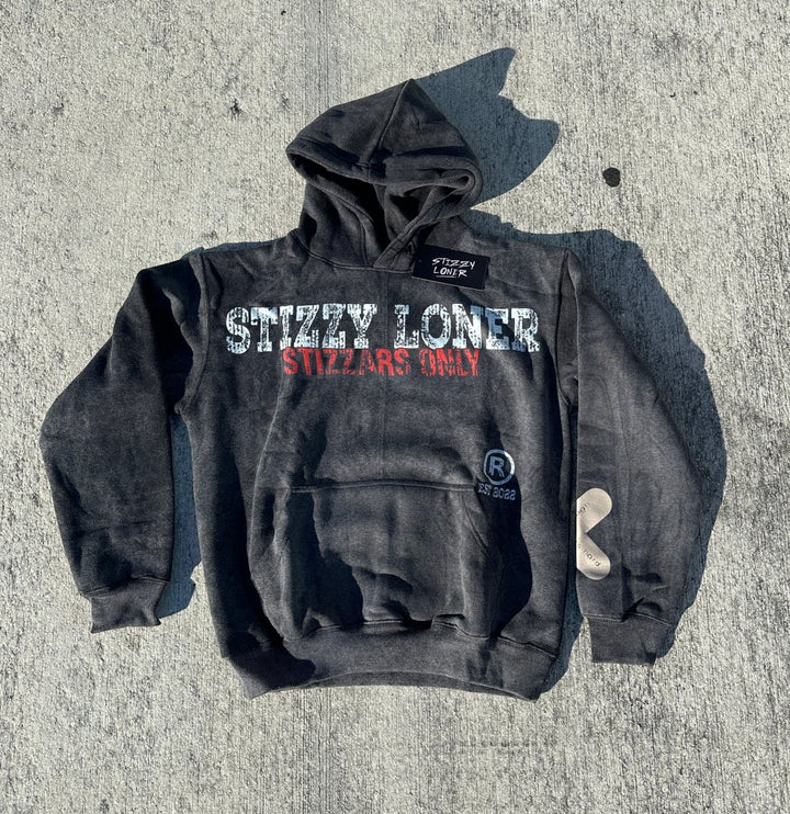 Stizzars Only Acid Wash Hoodie - StizzyLoner - StizzyLoner# - variant_sku#