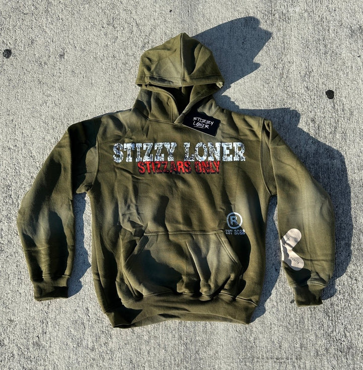 Stizzars Only Acid Wash Hoodie - StizzyLoner - StizzyLoner# - variant_sku#