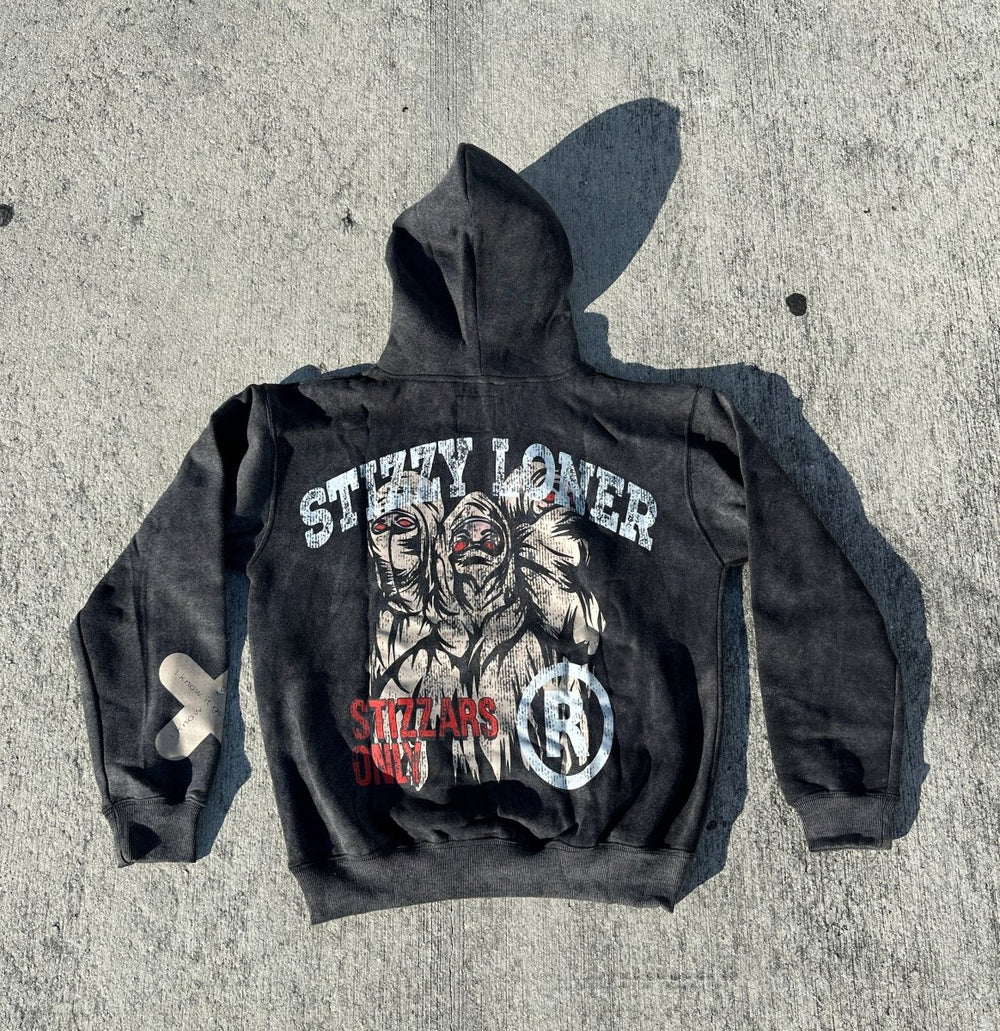 Stizzars Only Acid Wash Hoodie - StizzyLoner - StizzyLoner# - variant_sku#